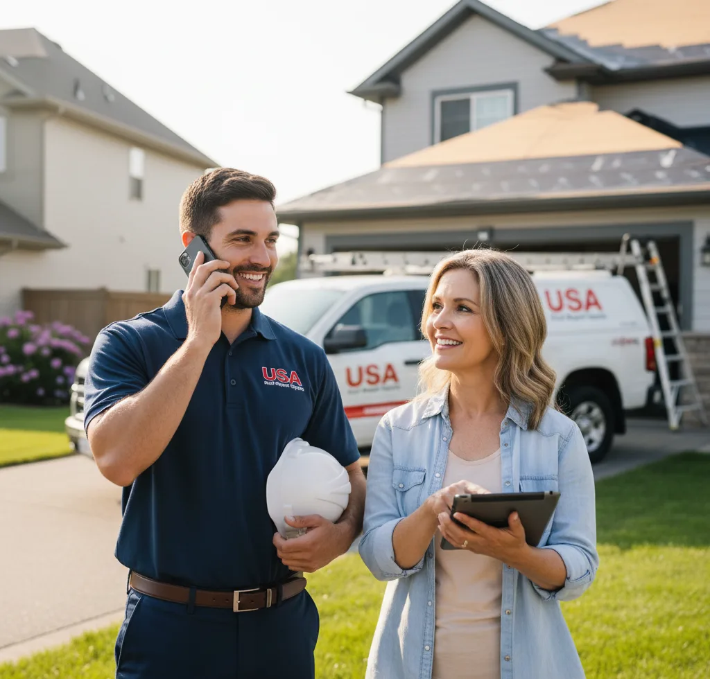 USA Roof Repair Experts customer support in Pierce